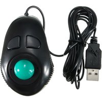 For PC Computer New Finger Handhold 4DB Mini Trackball Mouse Wired Mice Portable Thumb Control