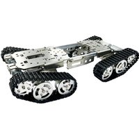 12Kg Load RC Tank Smart Robot Car Steel Chassis With Motor Big Platform with for Arduino/Raspberry Pi DIY Kit Programmable Robot