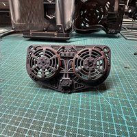 Simulated Hot Fan Radiator Decoration for 1/10 RC rock Crawler Car vp H10 optic Traxxas UDR AXIAL SCX10 RC4WD VS4-10 PHOENIX