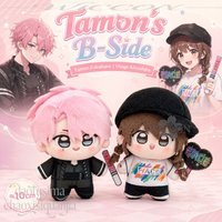 Tamon's B-Side Cosplay Tamon Fukuhara Utage Kinoshita 10cm Kawaii Cosplay NuNu Body Anime Mini Soft Plushies XMAS Gift Birthday