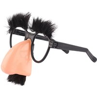 Halloween Glasses Clown Glasses Novelty Sunglasses with Eyebrows Mustache Accessories Party Favors for School Plays Stage