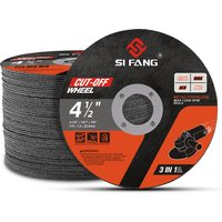 SI FANG 10PCS 115mm Resin Circular Saw Blade Mini Cutting Disc for Metal Fast Cut Angle Grinder Accessories