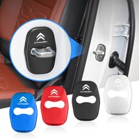 Zinc Alloy Car Door Lock Buckle Cover Protective Covers For Citroen C8 DS3 C6 C3 Vts C4 Saxo C4L C5 C2 C1 Xsara C3-XR Picasso