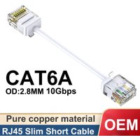 1Pack Cat6/Cat6a Slim RJ45 UTP Network Cord 10Gbps Cat 6 Patch Cable for PS5 Patch Panel to Switch Flexiable