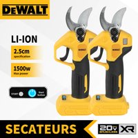 Dewalt Brushless Electric Pruning Shear 45mm For Dewalt 20V Battery Cordless Fruit Tree Bonsai Electric Scissors