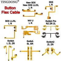 For 3DS XL/LL New 3DS XL/LL Switch 1/2/Pro WII U controller Left and right conductive films, key row wiring repair accessories