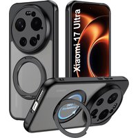360° Rotating Shockproof Kickstand Hard Magnetic Wireless Charging Case for Xiaomi 17 Ultra Pro Max