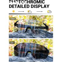 AliExpress kapvoe Kapvoe Photochromic Cycling Glasses Lightweight Men Rimless Sunglasses Road Bicycle MTB Bike Riding Sports Women Eyewear UV400