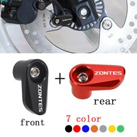 For ZONTES 368G 368D 368E 368M 368K 350D 350E Motorcycle CNC Aluminum Front Rear wheel ABS Sensor Guard Protection Accessories