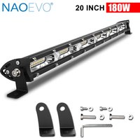 7'' 13'' 20 inch 180W LED Light Bar 12V 24V Floodlight Led DRL Fog Running Led Work Light 4x4 Off Road For Jeep Truck Trailer