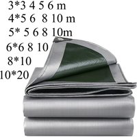 Große Plane angepasst 3*3 4 5 6 4m × 4 5 6 8 10 20m wasserdichte Plane Garten Regenschutz UV-Block Sonnenschutz Segel Hinterhof Markise
