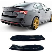 For Skoda Octavia IV MK4 RS/vRS Liftback Estate 2020-2024 Maxton Style ABS Rear Bumper Side Spoiler Splitter Canards Body Kits image 4