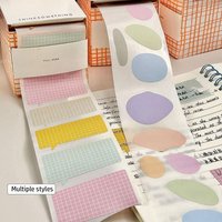 100PCS/Set Creative Pull-out Design Memo Pad DIY Full Adhesive Labels Stickers Multifunctional Scrapbook Sticker Students Gift