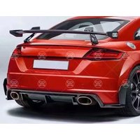 Carbon Fiber Rear Bumper Lip Diffuser Spoiler For Audi TT MK3 standard TTRS 2015-2019 Splitter Apron Guard Body Kit