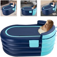 100kg/220lbs Inflatable Adult Bathtub With Wireless Electric Air Pump, Suitable For Swimming Pools And Home Bathrooms