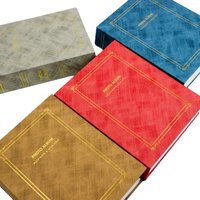 A 6-inch 200-sheet exquisite paper photo album with exquisite craftsmanship is suitable for travel souvenirs, cherished memories