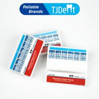 TJDent 1Box Dental Absorbent Paper Points Dental Root Endodontics PP Taper F1 F2 F3 F1-F3# Disposable Dentistry Materials