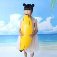 Inflatable Banana PVC Blow Up Pool Water Beach Party Cute Shape Children Toys