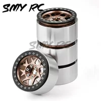 4Pcs 1.9 Metal Beadlock Wheel Hubs for 1/10 RC Crawler Axial SCX10 90046 AXI03007 Yikong VS4-10 Redcat Gen8