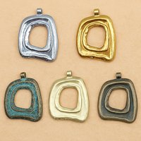 1 Piece Matt Gold Color Boho Large Open Hollow Charms Pendants for DIY Necklace Jewellery Making Findings Accessories