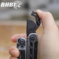 BHBT 15 w 1 Wielofunkcyjne Szczypce Narzędziowe Klucz Wielofunkcyjny z Nożem Damasceńskim Składany EDC Narzędzie Survivalowe do Użytku Zewnętrznego i Napraw Domowych