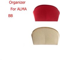 For Alma BB bag Insert Organizer Makeup Small Handbag Organize Inner Purse Portable Cosmetic bing Shell bag organizer Christmas