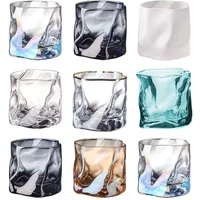 190ML lead-free old fashioned whiskey glass cup twist barware wine cups morning water glass home drinkware