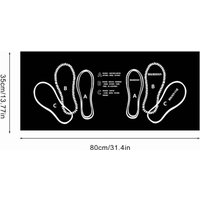 Diatom mud squat mat, step position fitness push up squat mat, household men's and women's exercise non slip floor mat, not only