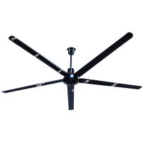 Industrial 120 Inch Big Fan Ceiling 6 Aluminum Blades Dc Motor Large Ceiling Fan