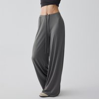 Lightweight Loose Long Pants Cool Running Casual Wide-Leg Sports Pants Slimming Pilates Training Fitness Pants