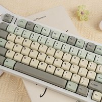 Moa Weird-flavored Keycaps 7U Alice Layout Space Keys for Mechanical Keyboards Russian Korean ISO Spanish German French ABNT2