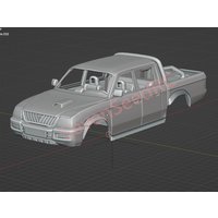 3d Printed RC Cars Mitsubishi L200 1/10 Scx10 trx4 trx6 Crossrc Jt4 Nt4 Tamiya
