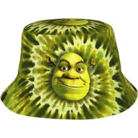 Shreks Tie Dye Bucket Hat for Teen Beach Sun Hat Casual Packable for Outdoor Sports Fishing Caps Headwear image 4