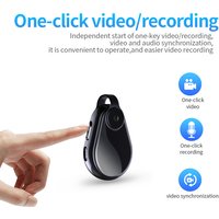 1080P Mini Body Worn Camera, One Key Record Portable Wearable Cam with Audio, Auto Save for Law Enforcement, Meeting, Travel
