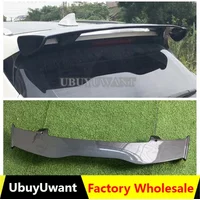 Rear Roof Wing Spoiler For Renault 4 MK4 rs ABS Glossy / Carbon Color Body Kit Accessories clio 4 sport tourer Spoiler 2013-2021