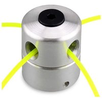 Aluminum Grass Trimmer Head With 4Lines Brush Cutter Head Lawn Mower Accessories Cutting Line Head For Strimmer Replacement Tool