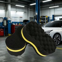 Dual-Sided Car Wash Sponge Foam Cleaning Pad with Soft and Scrubbing Sides, Lint-Free and Scratch-Free, Ideal for Auto Detailing