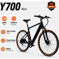 YANGOR Y700 Volwassen E-bike 250W Motor 36V 10.4Ah Uitneembare Batterij 85KM Bereik 28 Inch Band Elektrische Fiets Stadsfiets Weg E-bike Elektrische H