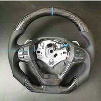 100% Real Carbon Fiber Car Steering Wheel With Paddle For BMW X3 F25 X4 F26 X5 E70 X6 E71 F15 F16
