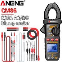 Digital Multimeter Clamp Meter 600A AC/DC Current Voltage Diode ANENG CM86 NCV Voltage Detection Professional Electrician Tools