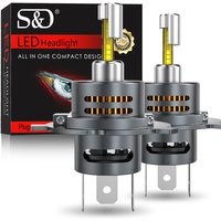 30000LM H7 H4 LED Car Headlight Bulb Canbus Led Light for Wireless With Fan Auto Mini H4 Bulbs Motorcycle Fog Lights 6500K 12V