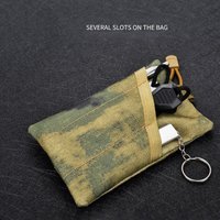 Outdoor sports Camo Belt Tactical bag Tactical Coin bag Running portable edc tool hand storage