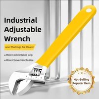 AliExpress NONE 6/8/10/12in Adjustable Wrench Universal Spanner Carbon Steel Dip Plastic Mechanical Workshop Hand Repair Tool Set Car Bicycle