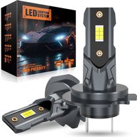 2Pcs 22000LM H7 LED Headlight Bulb 12pcs CSP 3570 Car Headlamp Auto Mini Canbus H7 Led Bulb Turbo Light 6500K 12V 110W