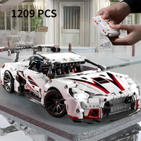 1:14 Building Block Sports car RC Toy Car Building Block Toy Birthday Gift MOC Sports Car Model (1209+ particles)