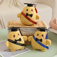 16cm Dr Potato Plush Pendant Girls Bag Backpack Car Stuffed Keychains Lovely Phone Potato Hanging Plush Keyrings
