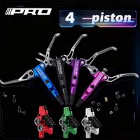 IIIPRO 4 Piston Hydraulic Brakes CNC Oil Pressure Disc Brake Kit 800/1550mm Ultra Light Hydraulic Off-Road Mountain Bike Parts