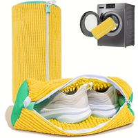 Lazy Shoe Washing Bag for Washing Machine Portable Microfiber Chenille Sneakers Cleaning Mesh Bags Protect Shoes Laundry Bag