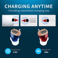 Magnetic Charging Hearing Aids Invisible Sound Amplifier Mini CIC Hearing Aids Hearing Assist Hearing Loss DropShipping