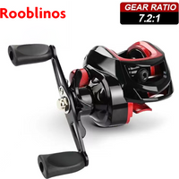 Rooblinos BR Baitcasting Reel Saltwater Freshwater Fishing Reels Max Drag 8KG Light Surf Cast Reel Baitcaster Reels